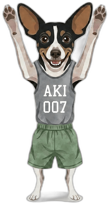 Aki, a SIDECAR dog