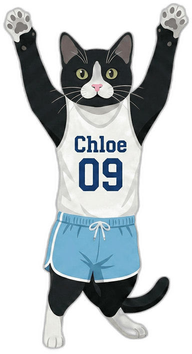 Chloe, a SIDECAR cat